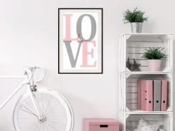 Grey-Pink Love 25 Grey-Pink Love -Woonmeubelwinkel MNL POSTERprp1247s br MP 10