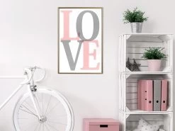 Grey-Pink Love 27 Grey-Pink Love -Woonmeubelwinkel MNL POSTERprp1247s br MP 12