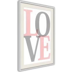 Grey-Pink Love 20 Grey-Pink Love -Woonmeubelwinkel MNL POSTERprp1247s br MP 5