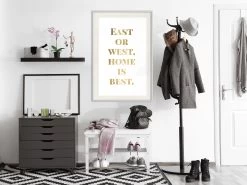 Home Is Best (Gold) -Woonmeubelwinkel MNL POSTERprp1275s br MP 6