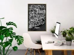 City Map: Porto (Dark) -Woonmeubelwinkel MNL POSTERprp1286s br MP 12