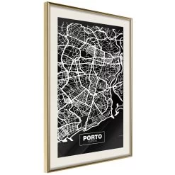 City Map: Porto (Dark) -Woonmeubelwinkel MNL POSTERprp1286s br MP 13