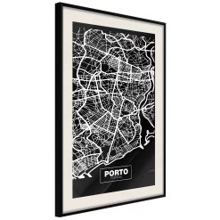 City Map: Porto (Dark) -Woonmeubelwinkel MNL POSTERprp1286s br MP 9