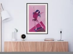 Girl On A Skateboard -Woonmeubelwinkel MNL POSTERprp1306s br MP 10