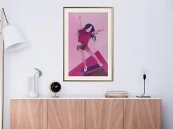 Girl On A Skateboard -Woonmeubelwinkel MNL POSTERprp1306s br MP 14