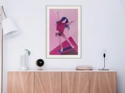 Girl On A Skateboard -Woonmeubelwinkel MNL POSTERprp1306s br MP 6