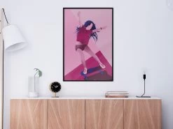 Girl On A Skateboard -Woonmeubelwinkel MNL POSTERprp1306s br MP 8