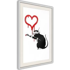 Banksy: Love Rat -Woonmeubelwinkel MNL POSTERprp1512s br MP 5