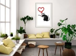 Banksy: Love Rat -Woonmeubelwinkel MNL POSTERprp1512s br MP 6