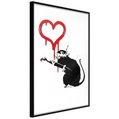 Banksy: Love Rat -Woonmeubelwinkel MNL POSTERprp1512s br MP 7