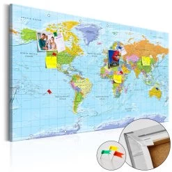 Afbeelding Op Kurk - Orbis Terrarum [Cork Map]