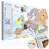 Afbeelding Op Kurk - World Maps: Europe [Cork Map] -Woonmeubelwinkel MNL Pinnwand606 MP 1
