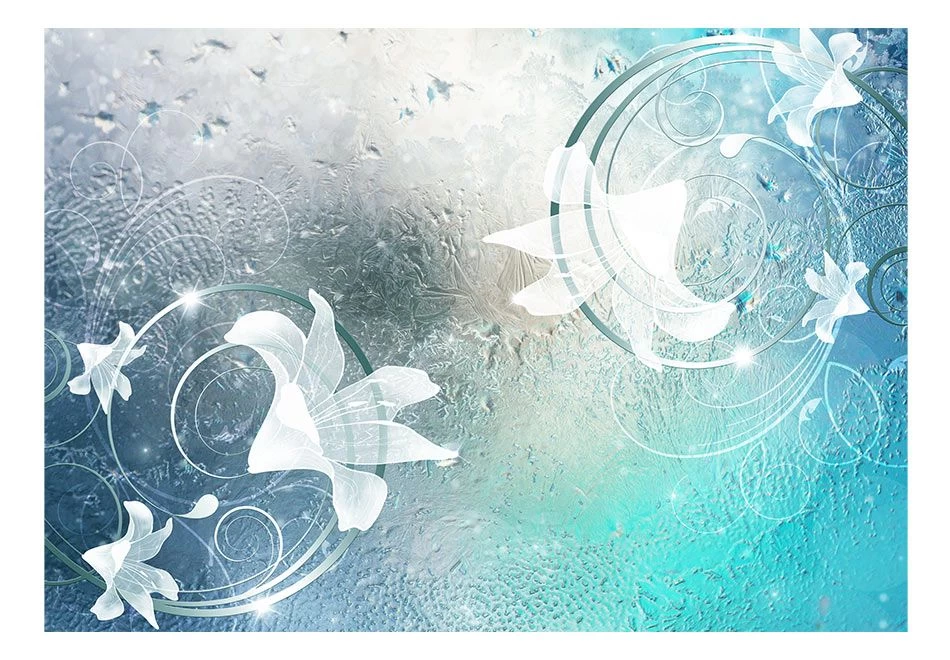 Zelfklevend Fotobehang - Winter Flowers 4 Zelfklevend Fotobehang - Winter Flowers - Afbeelding 2