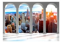 Zelfklevend Fotobehang - Pillars And New York -Woonmeubelwinkel MNL SFT1570sam MP 2