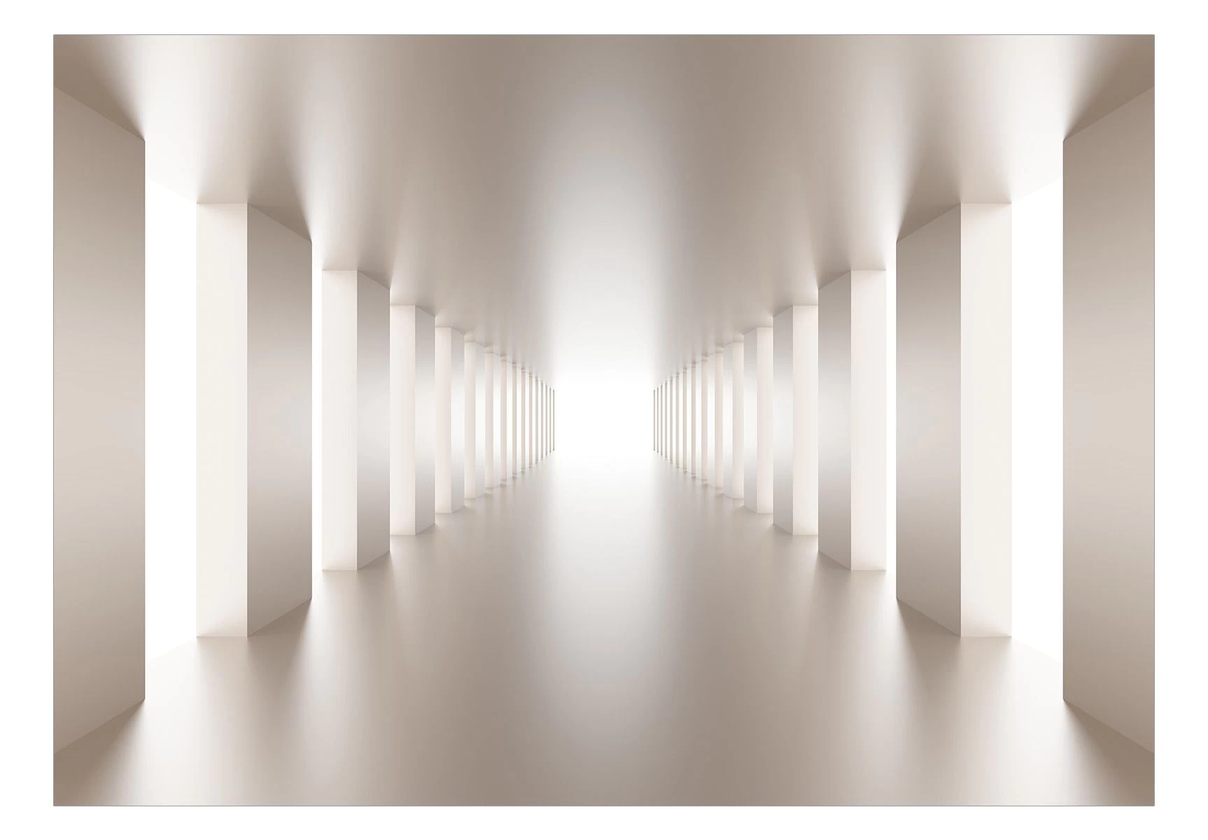 Zelfklevend Fotobehang - Sunny Tunnel 4 Zelfklevend Fotobehang - Sunny Tunnel - Afbeelding 2