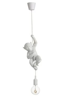 Hanglamp Monkey Wit 38.5 X 14.5 X 13 Cm