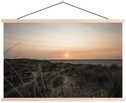 Wanddoek Autumn Beach