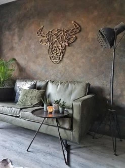 Geometrische Dieren Stier -Woonmeubelwinkel bull sfeer 2