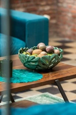 Schaal Tropical Keramiek Groen -Woonmeubelwinkel c58ef0fd2f22991570aac7de1ff903bec99568125a7c5e0fbdb37e020caafb0d