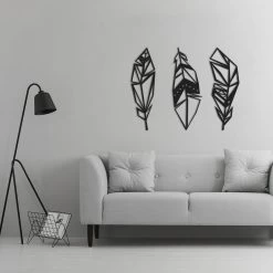 Geometrische Veren Industrieel Metalen Wanddecoratie -Woonmeubelwinkel c5b26cd3eb8c66a264860a3e623ac8558e47ced50e972e87698bc5b382c95ccd