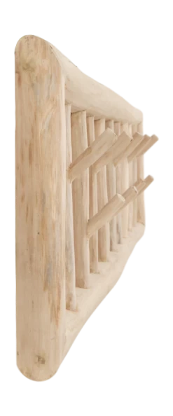 Kapstok - Licht Teakhout -Woonmeubelwinkel de kisten koning 107594 3