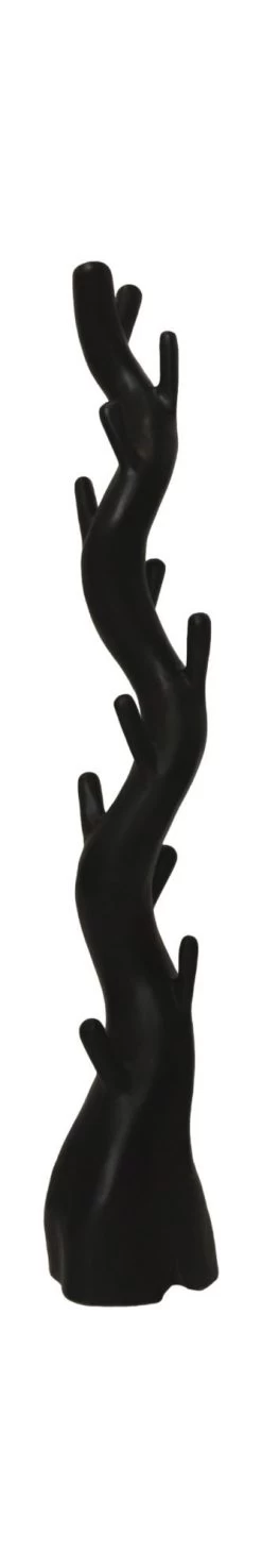 Kapstok Enkel - 30x190 - Zwart - Munggur