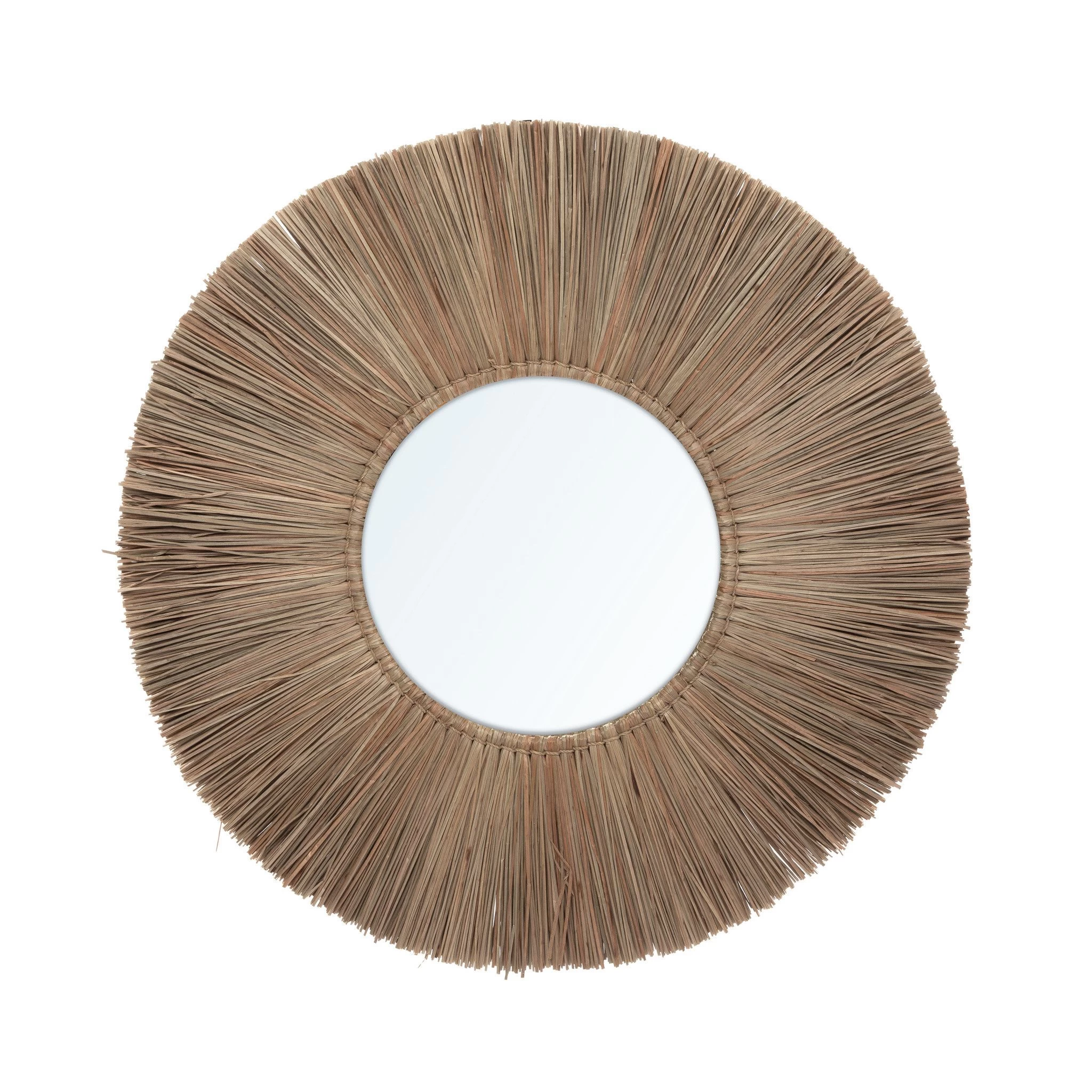 De Alang Alang Spiegel - Naturel - M 3 De Alang Alang Spiegel - Naturel - M