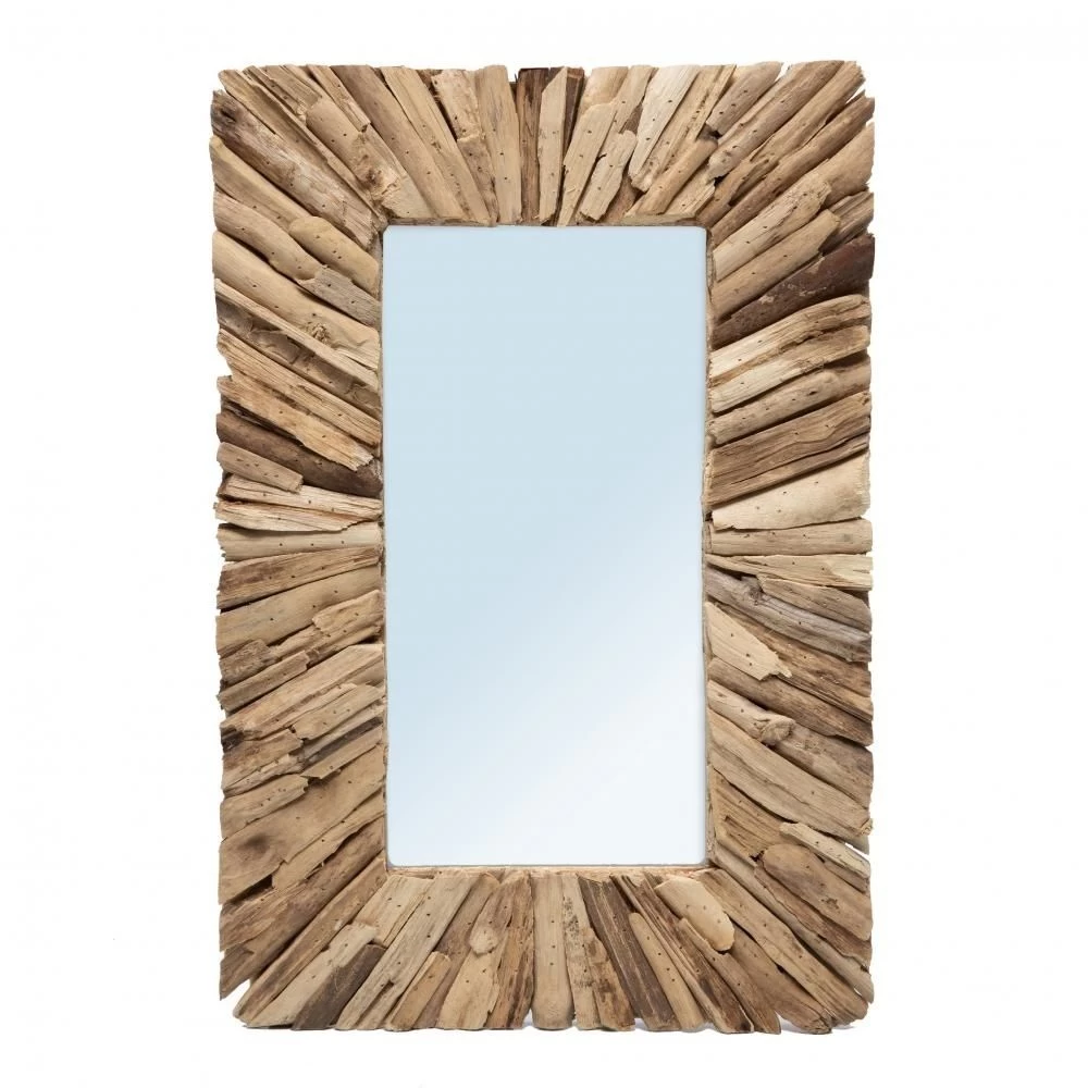 De Driftwood Framed Spiegel - Naturel - M 3 De Driftwood Framed Spiegel - Naturel - M