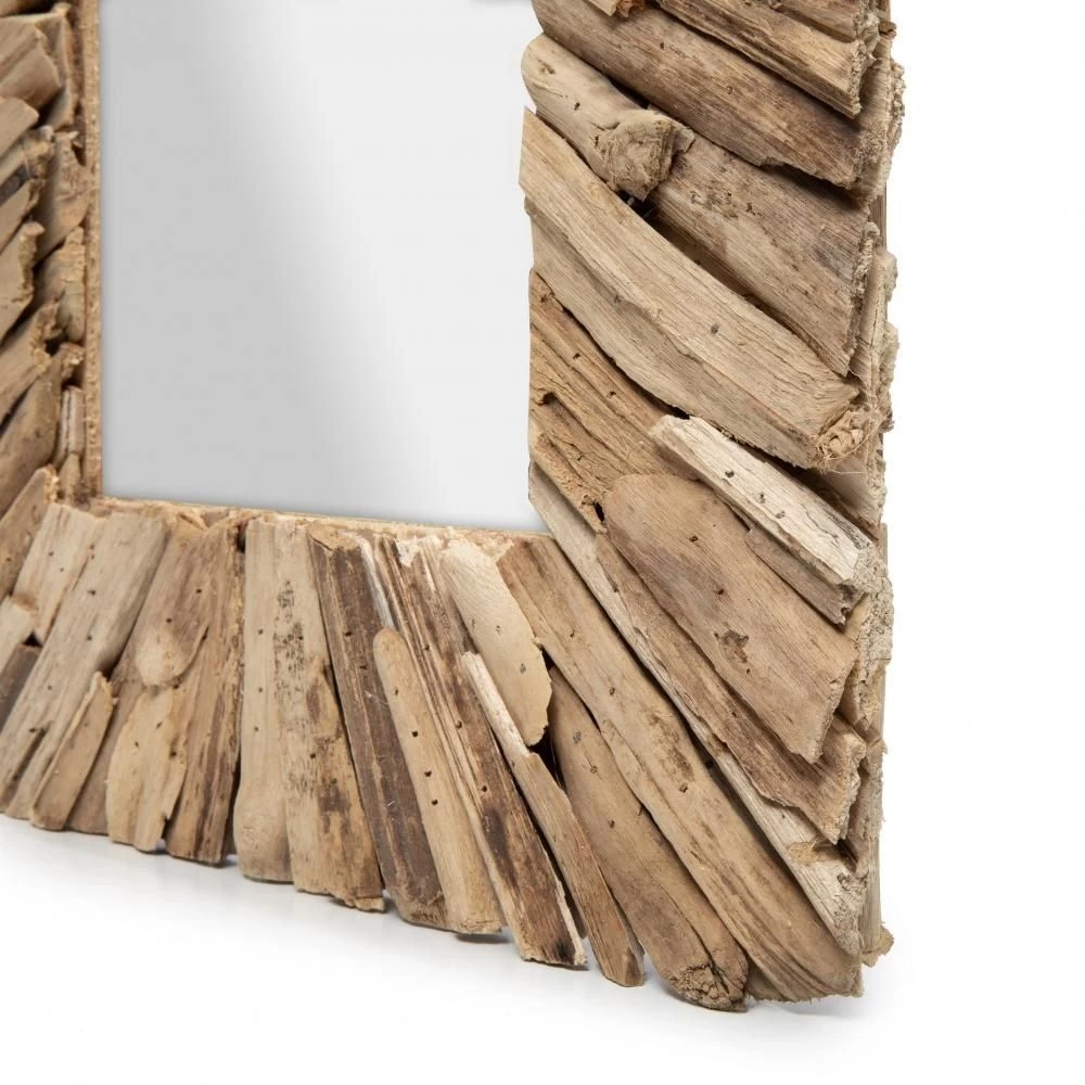 De Driftwood Framed Spiegel - Naturel - M 4 De Driftwood Framed Spiegel - Naturel - M - Afbeelding 2