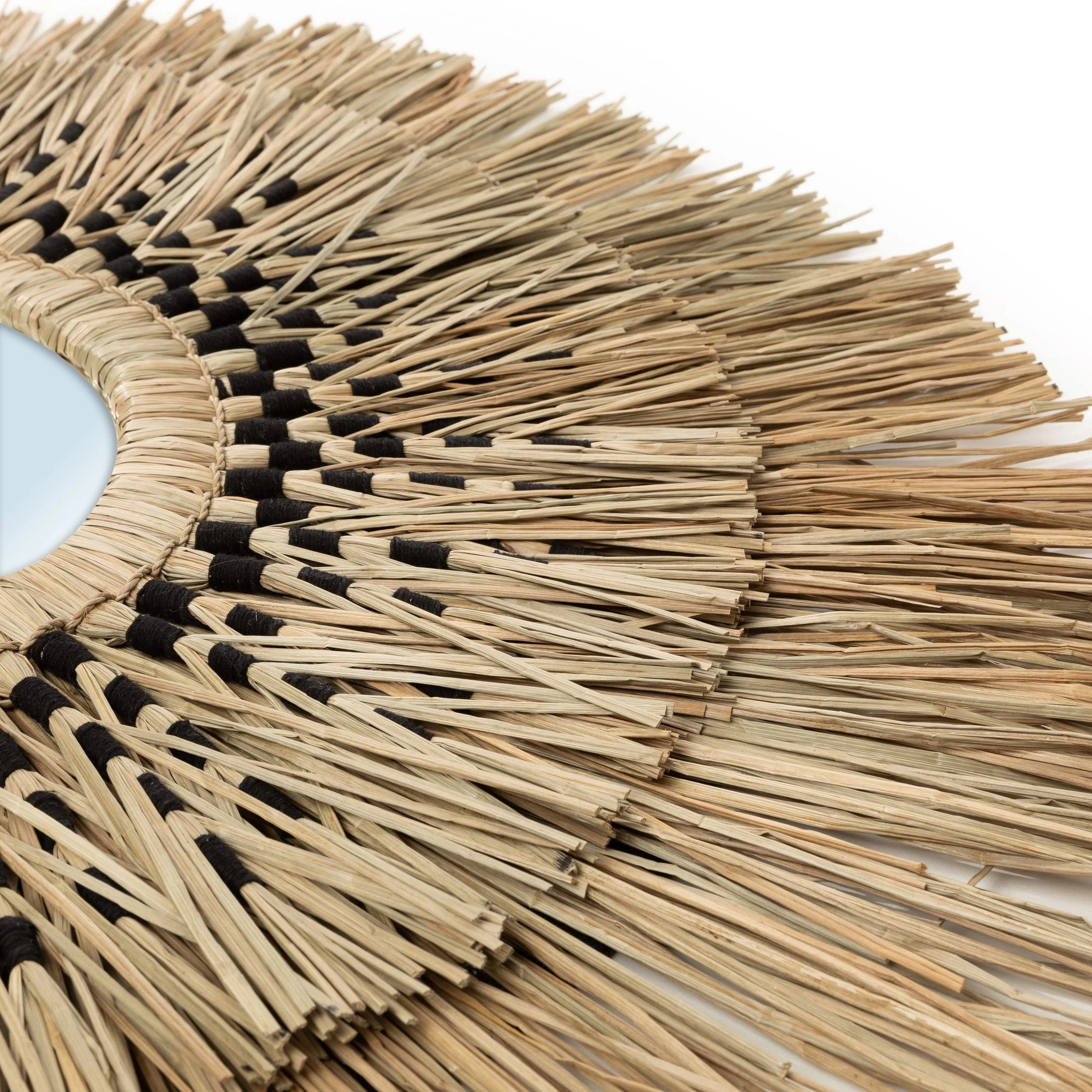 De Havana Spiegel - Naturel Zwart - L 4 De Havana Spiegel - Naturel Zwart - L - Afbeelding 2