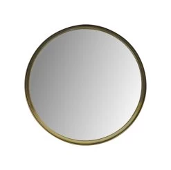 Wandspiegel Fletcher Rond - ΓΈ50 - Antique Gold - Metaal/glas