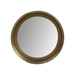 Wandspiegel Fletcher Rond - ΓΈ20 - Antique Gold - Metaal/glas