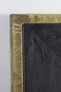 Wandspiegel - 90x90 - Goud/zwart - Teak -Woonmeubelwinkel de kisten koning 107861 3