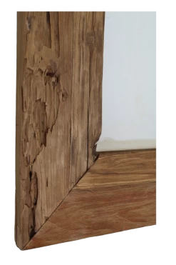 Wandspiegel Rustiek - 120x3x80 - Naturel - Drijfhout Teak -Woonmeubelwinkel de kisten koning 107870 3