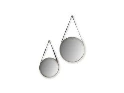 Ronde Wandspiegel Met Riem - ø45 Cm - Antique Gold/zwart -Woonmeubelwinkel de kisten koning 107871 4