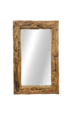 Wandspiegel Root - 220x120 Cm - Teak Wortelhout