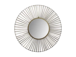 Wandspiegel Tarifa - ΓΈ90 - Ijzer - Goud