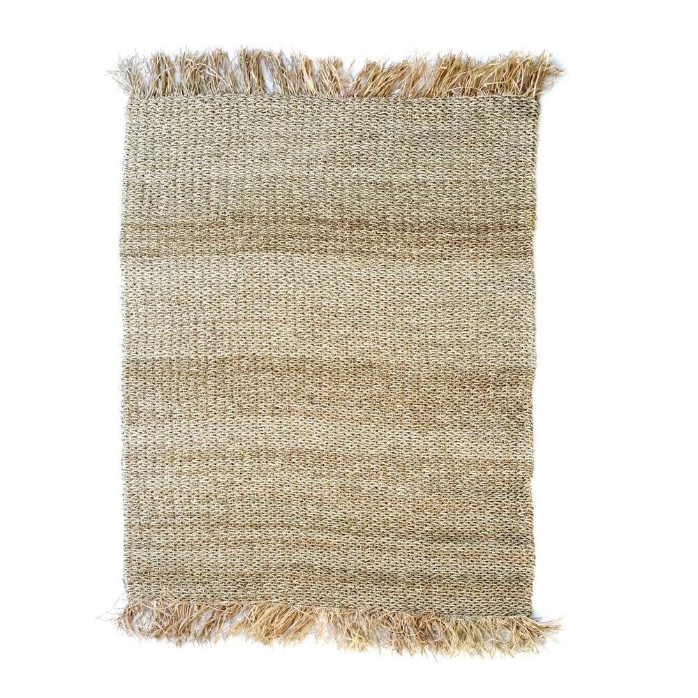 Het Raffia Fringed Tapijt - Naturel - 180x240 3 Het Raffia Fringed Tapijt - Naturel - 180x240