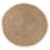 Het Seagrass & Katoen Rond Tapijt - Naturel Wit - 150 -Woonmeubelwinkel de kisten koning 107898 1