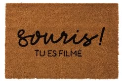 Deurmat SOURIS Kokos NAT/BL