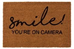 Deurmat SMILE COCONUT NAT/BL