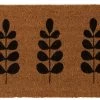 DOOR MAT LEAF COCONUT NAT/BL -Woonmeubelwinkel de kisten koning 107911 1