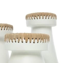 The Pretty Kaarsenhouder - Wit Naturel - S 21 The Pretty Kaarsenhouder - Wit Naturel - S -Woonmeubelwinkel de kisten koning 107923 10