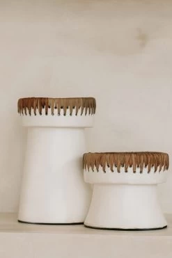 The Pretty Kaarsenhouder - Wit Naturel - S 18 The Pretty Kaarsenhouder - Wit Naturel - S -Woonmeubelwinkel de kisten koning 107923 7