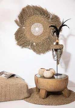 De Coconut Spot Kaarshouder - Naturel -Woonmeubelwinkel de kisten koning 107932 5