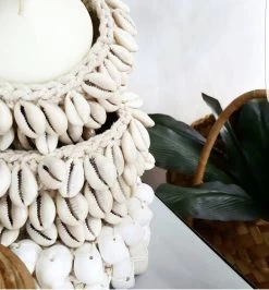 De Cowrie Macramé Kaarshouder - Naturel - S -Woonmeubelwinkel de kisten koning 107935 4