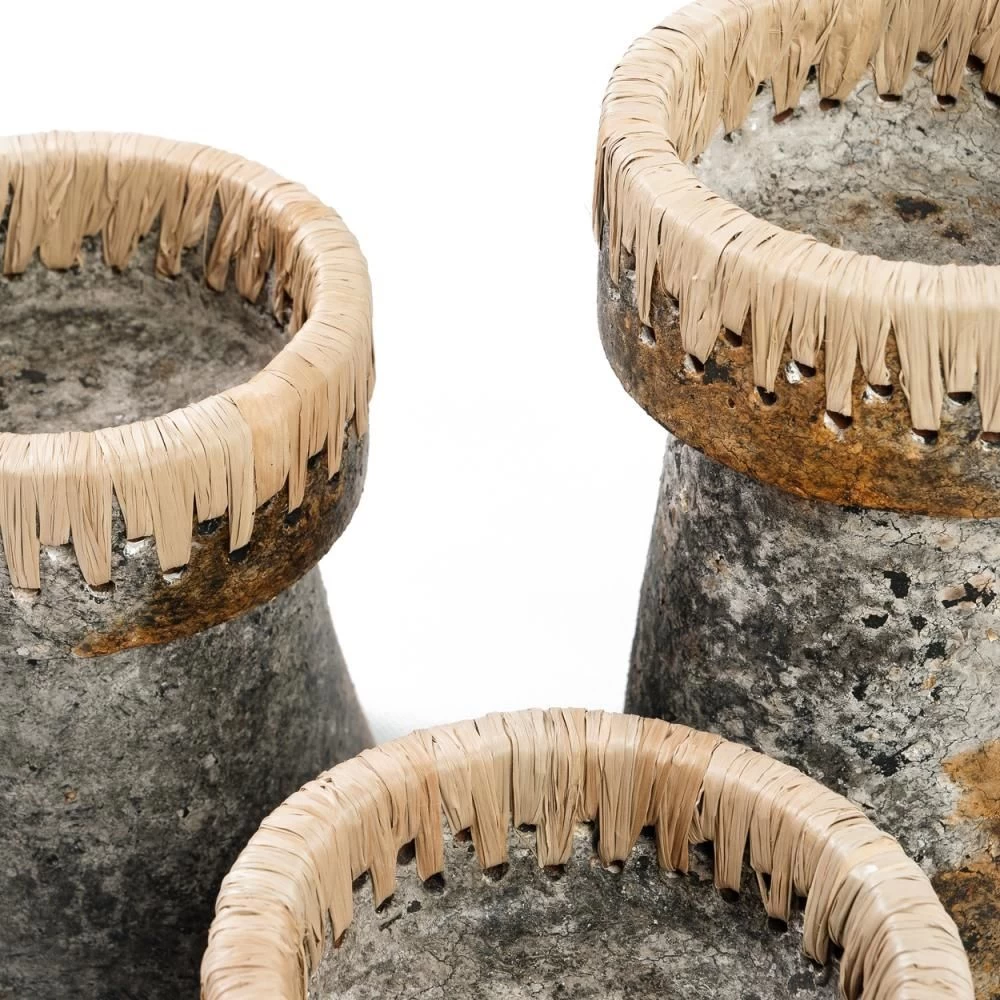 De Pretty Kaarsenhouder - Antiek Grijs - L 7 De Pretty Kaarsenhouder - Antiek Grijs - L - Afbeelding 5