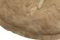 Houten Bord - Teak - ø38 Cm -Woonmeubelwinkel de kisten koning 108320 4