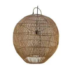 Hanglamp Rotan - Naturel - Rotan/Metaal - ø55 Cm