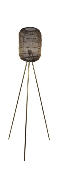 Vloerlamp Marbella - Goud - Metaal - ø40 Cm